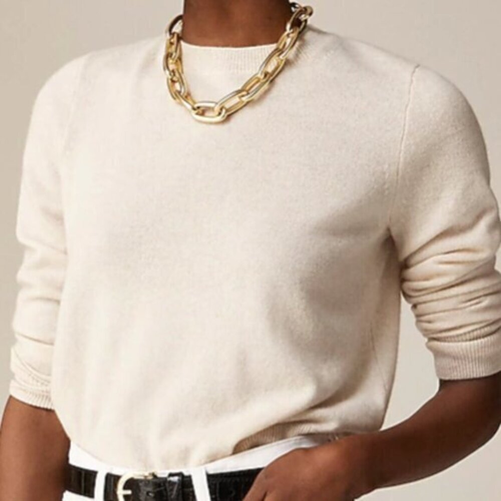 Cashmere classic-fit crewneck sweater
